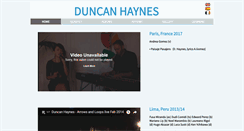 Desktop Screenshot of duncanhaynes.com
